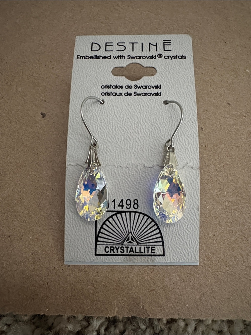 Crystal Teardrop Earrings